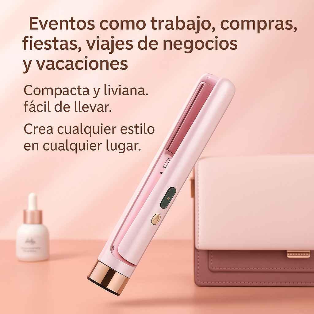 HairLuxe™ Plancha Inalámbrica Portátil
