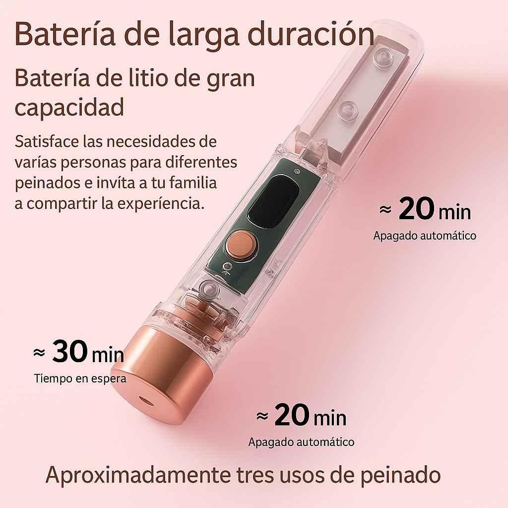 HairLuxe™ Plancha Inalámbrica Portátil