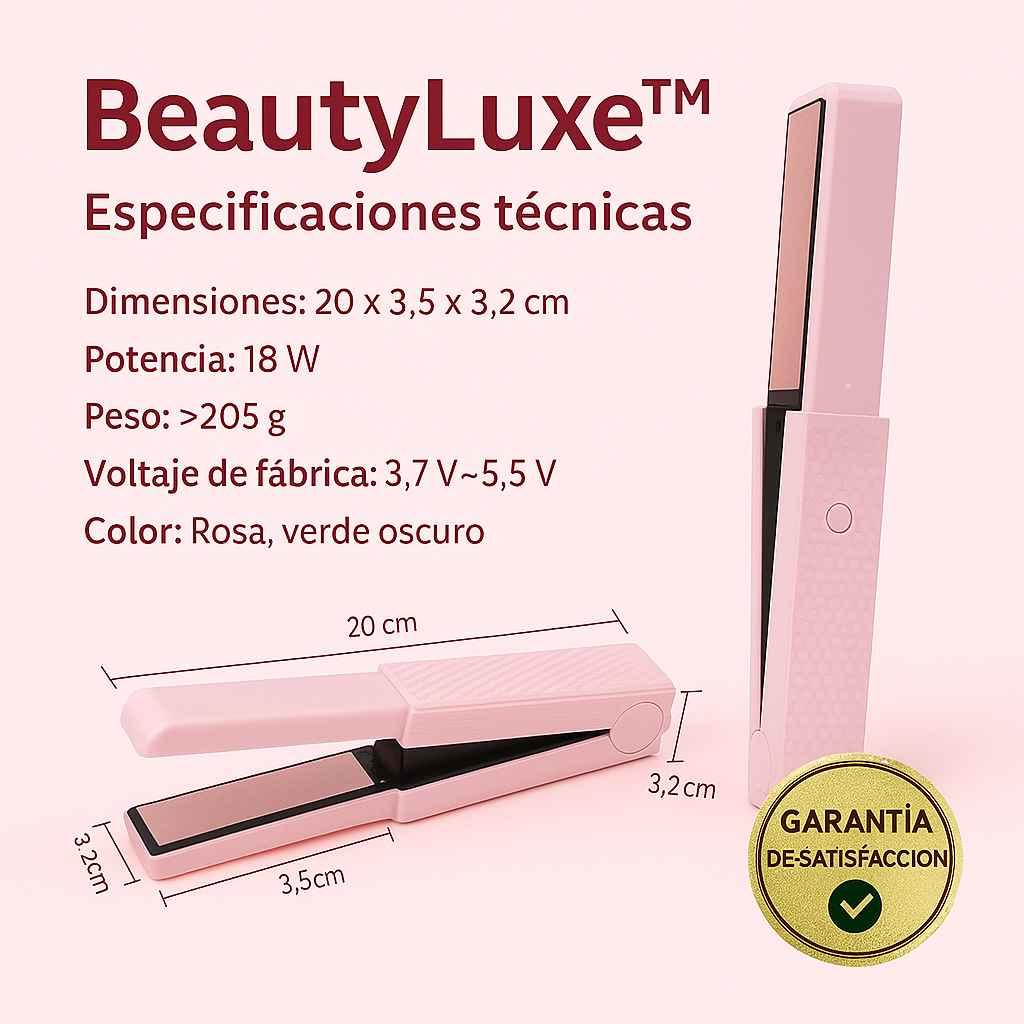 Plancha Viajera Recargable BeautyLuxeLuxe™